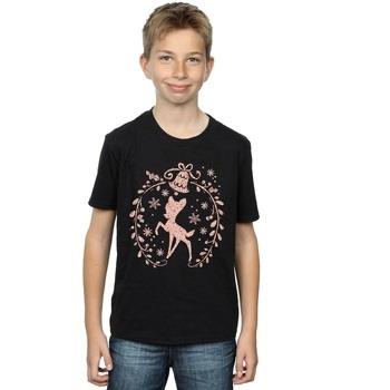 T-shirt enfant Disney Bambi Christmas Wreath