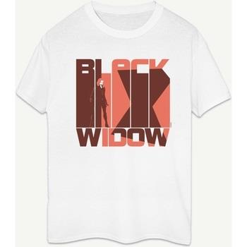 T-shirt Marvel Black Widow Movie Bars Logo