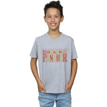 T-shirt enfant Marvel Black Panther Tribal Logo