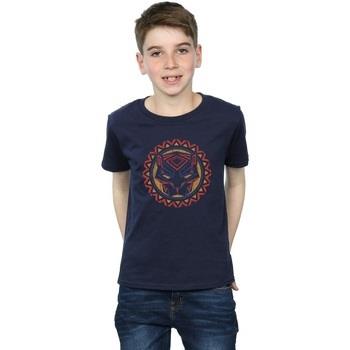 T-shirt enfant Marvel Black Panther Tribal Panther Icon