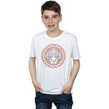 T-shirt enfant Marvel Black Panther Tribal Panther Icon