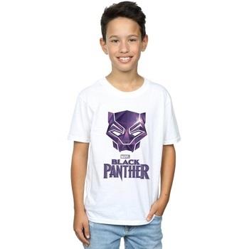 T-shirt enfant Marvel Black Panther Mask Logo
