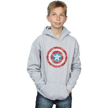 Sweat-shirt enfant Marvel Captain America Pixelated Shield