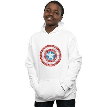 Sweat-shirt enfant Marvel Captain America Pixelated Shield