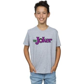 T-shirt enfant Dc Comics The Joker Text Logo