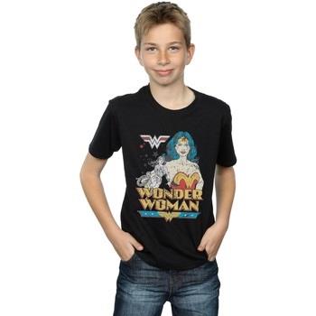 T-shirt enfant Dc Comics Wonder Woman Posing