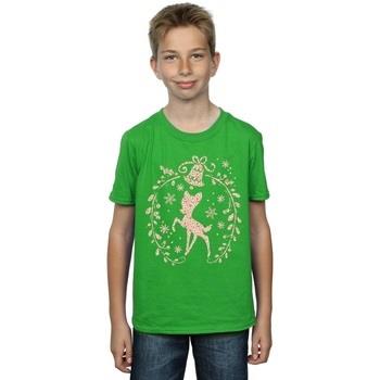 T-shirt enfant Disney Bambi Christmas Wreath