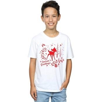 T-shirt enfant Disney Bambi Christmas Greetings