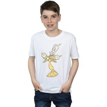 T-shirt enfant Disney Beauty And The Beast Lumiere Distressed