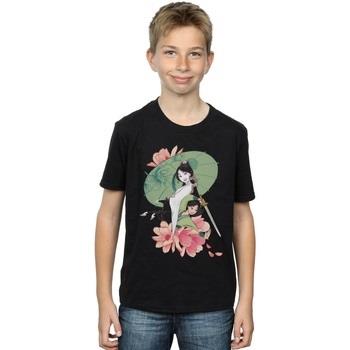 T-shirt enfant Disney Mulan Magnolia Collage