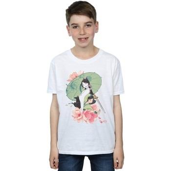 T-shirt enfant Disney Mulan Magnolia Collage