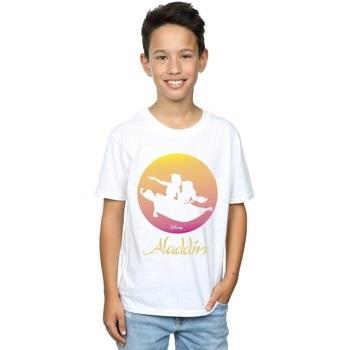 T-shirt enfant Disney Aladdin Flying Sunset
