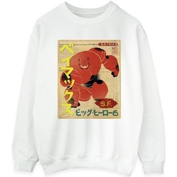 Sweat-shirt Disney Big Hero 6 Baymax Baymax Newspaper