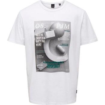 Polo Only&amp;sons ONSTODD LIFE REG PHOTOPRINT SS TEE