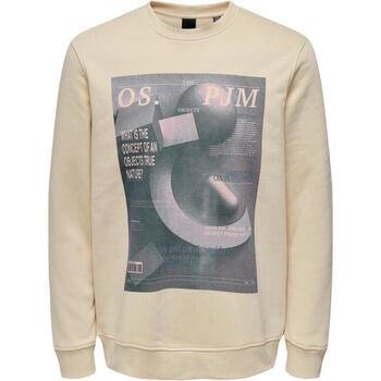 Sweat-shirt Only&amp;sons ONSTODD REG PHOTOPRINT CREW NECK