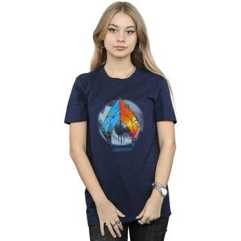 T-shirt Dc Comics Aquaman Tropical Logo