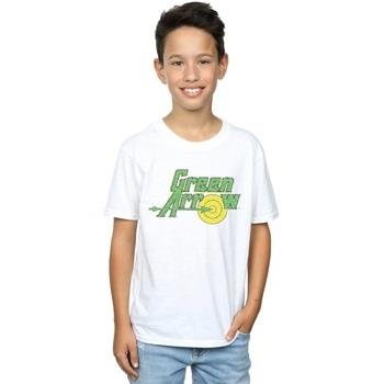 T-shirt enfant Dc Comics Green Arrow Crackle Logo