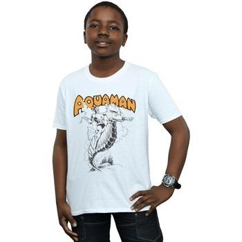 T-shirt enfant Dc Comics Aquaman Mono Action Pose