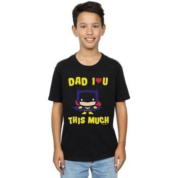 T-shirt enfant Dc Comics Dad I Love You This Much