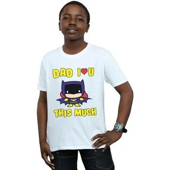 T-shirt enfant Dc Comics Batman Dad I Love You This Much