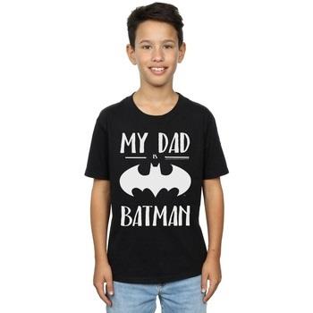 T-shirt enfant Dc Comics Batman My Dad Is Batman
