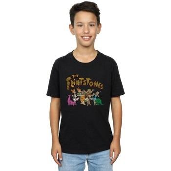 T-shirt enfant The Flintstones Group Distressed