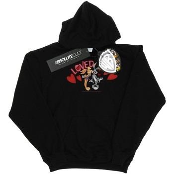 Sweat-shirt Dessins Animés Bugs Bunny And Lola Valentine's Day Loved U...