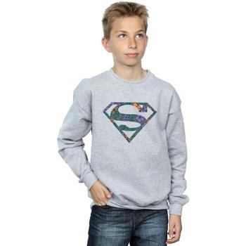 Sweat-shirt enfant Dc Comics Superman Floral Logo 1