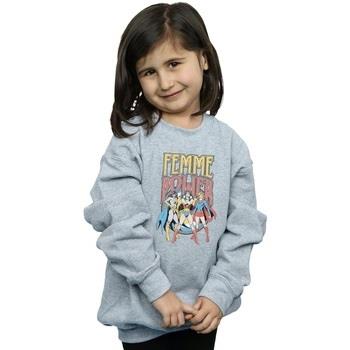 Sweat-shirt enfant Dc Comics Wonder Woman Femme Power