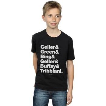 T-shirt enfant Friends Surnames Text