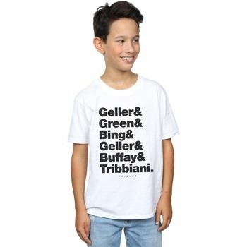 T-shirt enfant Friends Surnames Text