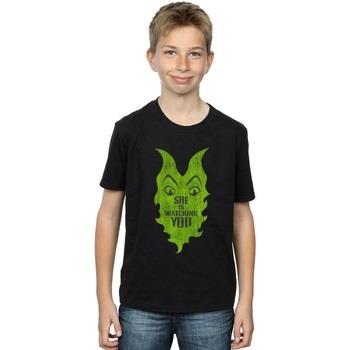 T-shirt enfant Disney The Descendants Maleficent She Is Watching