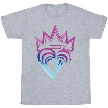 T-shirt enfant Disney Descendants Pink Crown