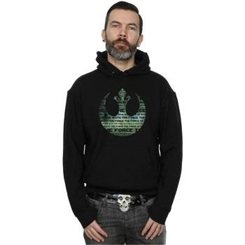 Sweat-shirt Disney Rogue One I'm One With The Force Alliance Emblem Gr...