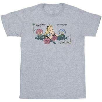T-shirt Disney Alice In Wonderland What Kind Of Garden