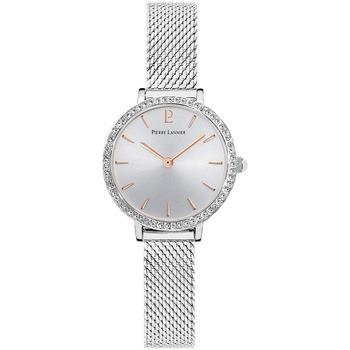 Montre Pierre Lannier NOVA Cadran Argenté Bracelet Acier Argenté