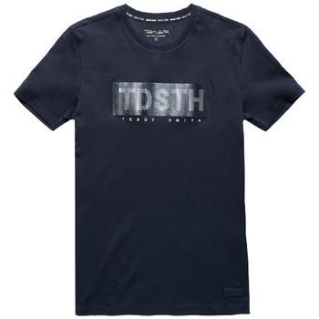 T-shirt Teddy Smith TEE-SHIRT T-EZIO MC - DARK NAVY - 3XL