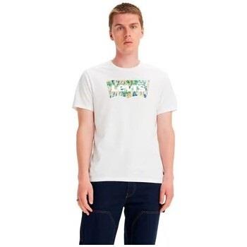 T-shirt Levis TEE-SHIRT GRAPHIC CREWNECK - WATERCOLOR BW FILL WHITE - ...