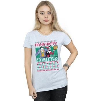 T-shirt Dc Comics Ha Ha Happy Holidays