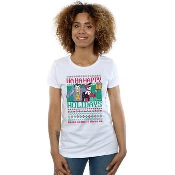 T-shirt Dc Comics Ha Ha Happy Holidays