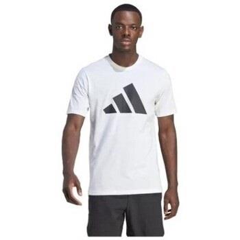 T-shirt adidas TEE SHIRT BLANC - WHITE BLACK - S