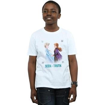 T-shirt enfant Disney Frozen 2 Elsa And Anna Seek The Truth