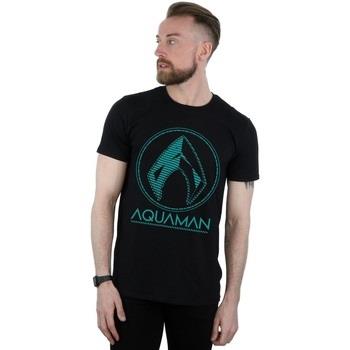 T-shirt Dc Comics Aquaman Aqua Logo