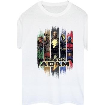 T-shirt Dc Comics Black Adam JSA Complete Group