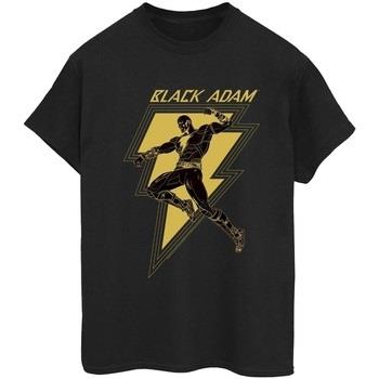 T-shirt Dc Comics Black Adam Golden Bolt Chest