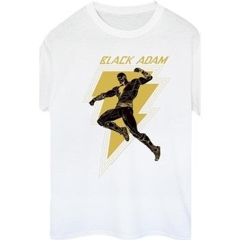 T-shirt Dc Comics Black Adam Golden Bolt Chest