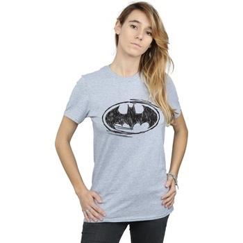 T-shirt Dc Comics Batman Sketch Logo