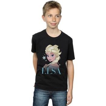 T-shirt enfant Disney Frozen Elsa Snowflake Portrait