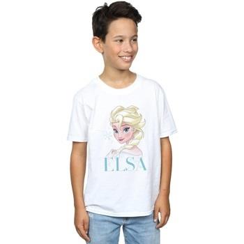 T-shirt enfant Disney Frozen Elsa Snowflake Portrait