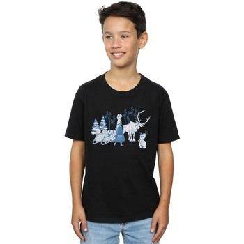 T-shirt enfant Disney Frozen Anna Sven And Olaf